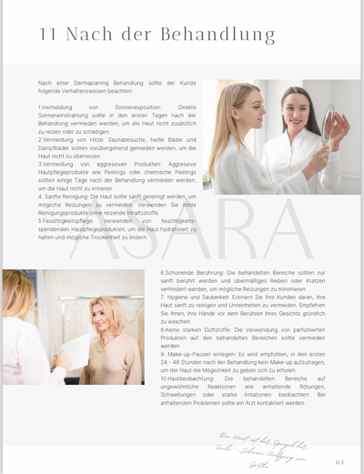 Dermaplaning online Schulung